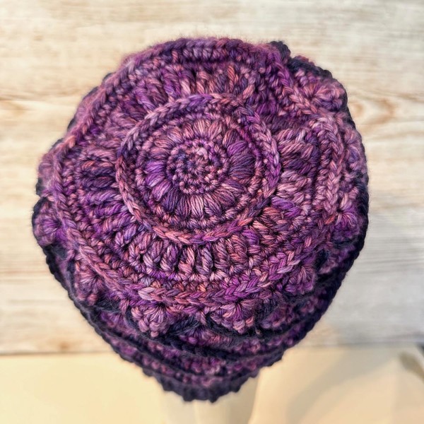 Purple Trellis Hat